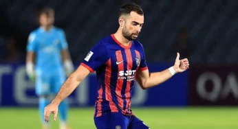 Jordi Amat amat jelas terkejut dengan perkhabaran dan langsung tidak tahu