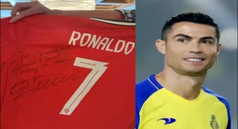 Ronaldo hantar jersi beserta mesej ‘mendalam’ kepada Presiden Trump!